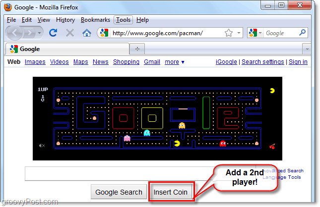 Pacman Menjadi Penduduk Permanen Google