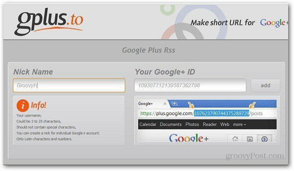 Google Plus URL Pendek 2