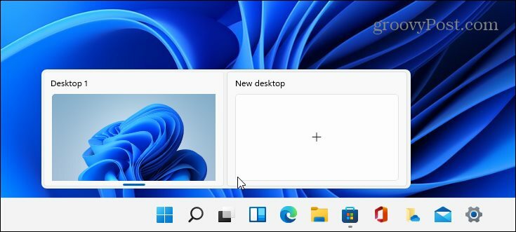 Tombol Desktop Virtual Windows 11