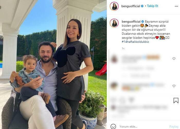 Bengü menjadi seorang ibu untuk kedua kalinya! Bengü juga mengumumkan jenis kelamin bayinya!