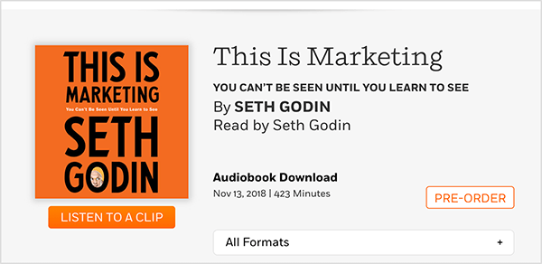 Pemasaran Modern: Kebijaksanaan Dari Seth Godin: Penguji Media Sosial