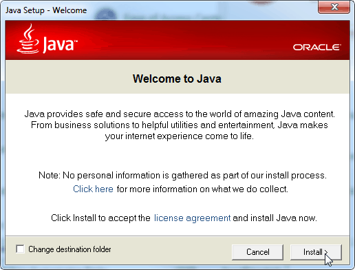 instal java