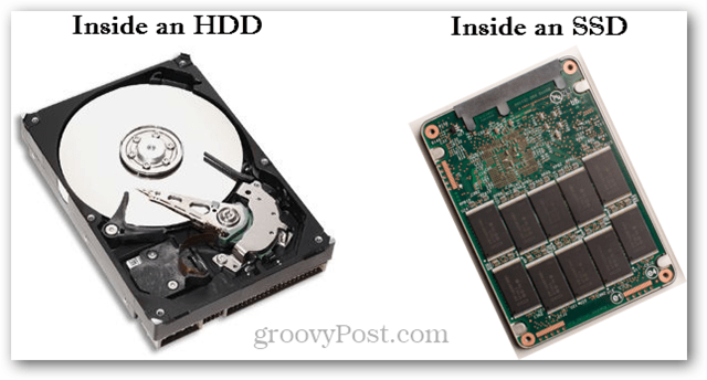 SSD vs hard disk drive