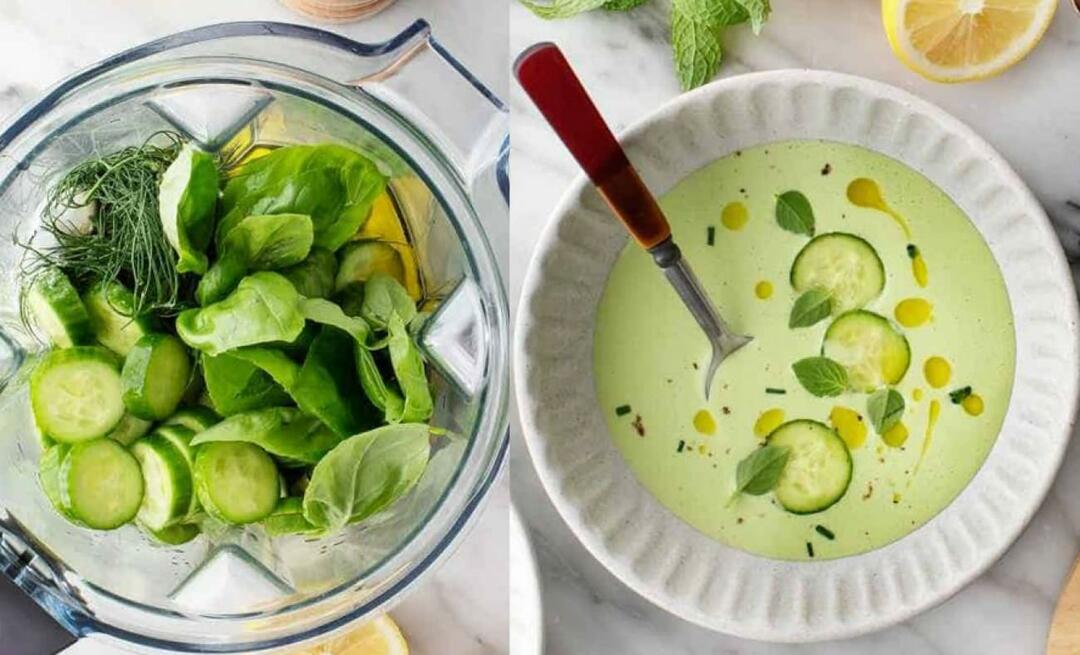 Sup dingin musim panas yang ideal! Bagaimana cara membuat sup mentimun dingin? Resep Sup Mentimun
