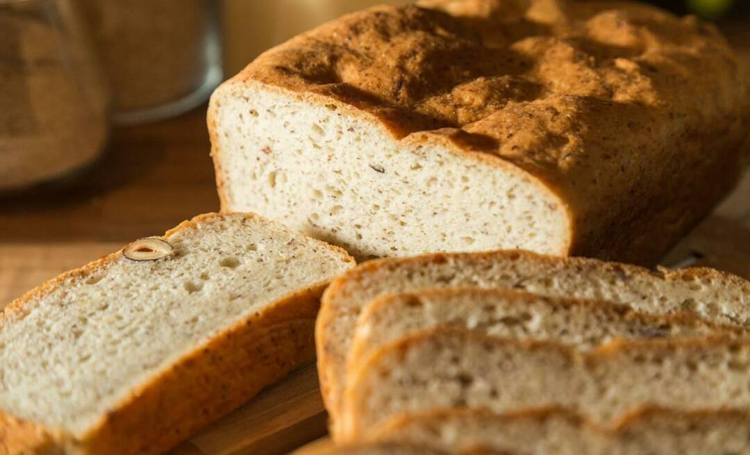 Bagaimana cara membuat roti bebas gluten? Resep roti diet bebas gluten! Tepung apa yang digunakan untuk membuat roti bebas gluten?