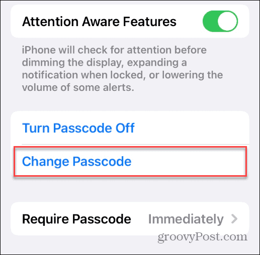 Ubah Kode Sandi di iPhone