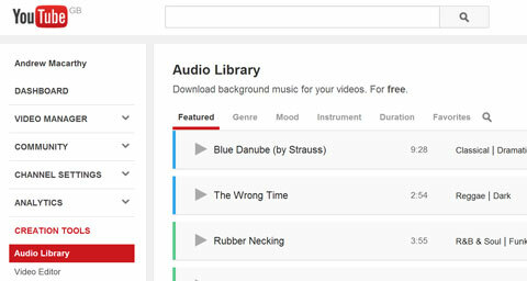 perpustakaan audio youtube