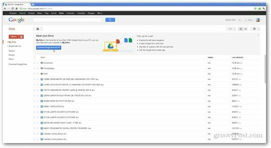 Google Drive Google Documents