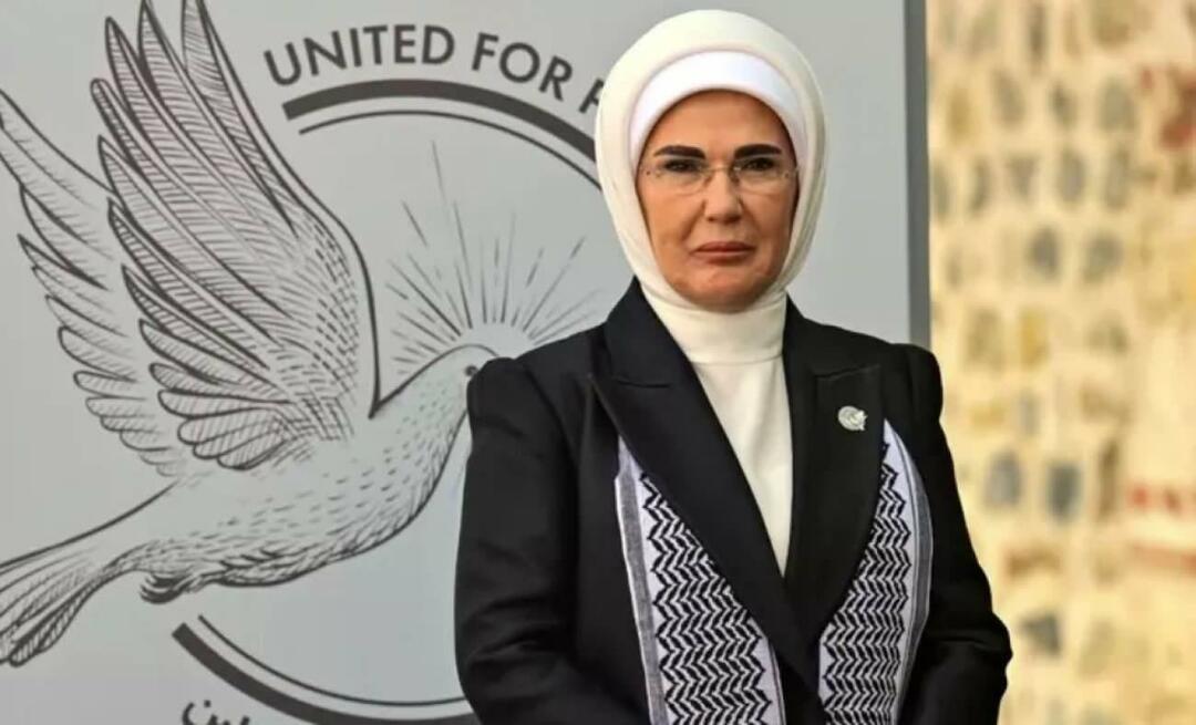 Emine Erdoğan membagikannya! Panggilan bersama dari KTT Satu Hati untuk Palestina