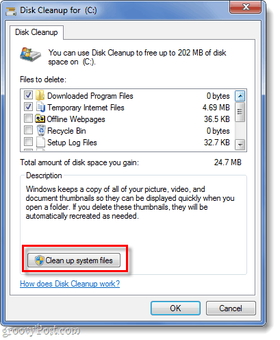 bersihkan file sistem di windows 7