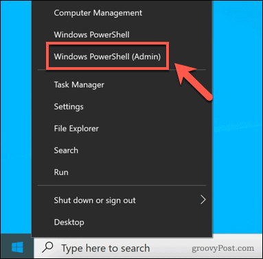 Meluncurkan jendela Windows PowerShell baru