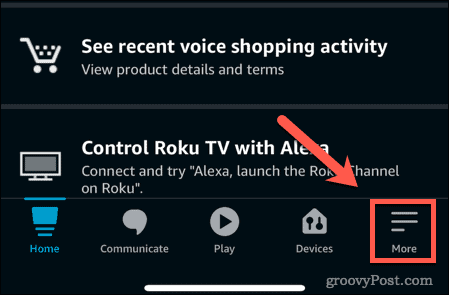 alexa menu lainnya